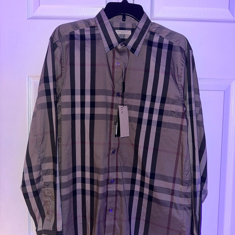 Burberry Checked Shirt - New With Tags